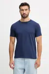 Bavlněné tričko Trussardi pánské, tmavomodrá barva, G0278000048N