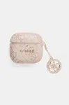 Kryt na airpods Guess 4 růžová barva, GUA4P4E4CDP
