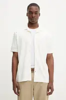 Košile Marc O'Polo pánská, béžová barva, regular, 526204753088