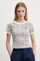 Tričko adidas Originals Liberty dámské, bílá barva, JW5199