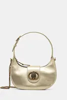 Kožená kabelka Kurt Geiger London zlatá barva, 3601161109