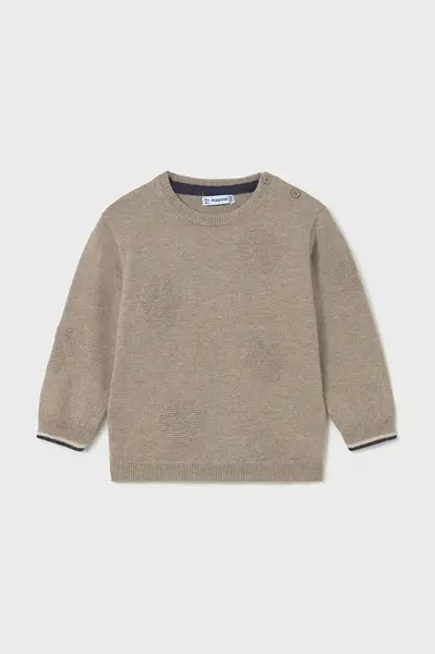 Kojenecký svetr Mayoral hnědá barva, 2347