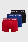 Boxerky Nike 3-pack pánské, červená barva, 0000KE1256