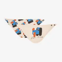 Oboustranný dětský bryndáček Bobo Choses Doggy Mate 2-pack 225AH017