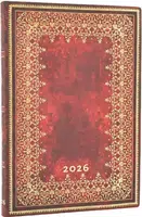 Diář Paperblanks 2026, Foiled - 12M, Midi, horizontální