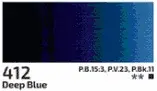 Akrylová barva Rosa 75ml – 412 deep blue