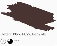 Olejová barva Umton 20ml – 0048 Van Dyckova hněď