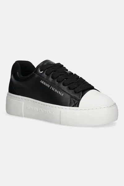Tenisky Armani Exchange černá barva, XW002154 AF19536 UC001