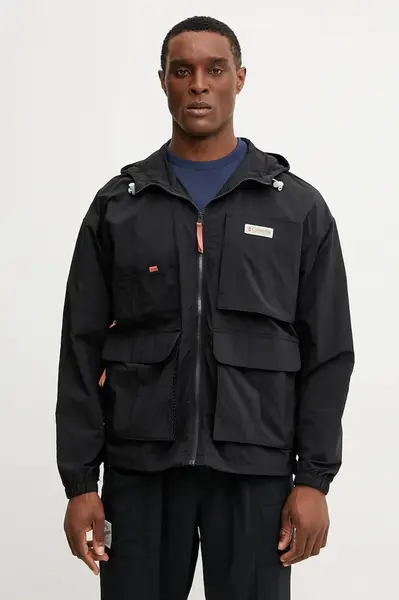 Outdoorová bunda Columbia Cove Beach černá barva, 2119531