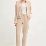 Tepláková souprava EA7 Emporio Armani dámská, béžová barva, AF13135.7W000463