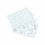 Karty do kartotéky A7, bílé, čtvereček