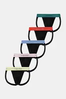 Jockstrapy Calvin Klein Underwear 5-pack černá barva, LV00NB4228
