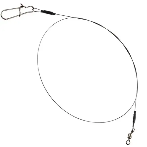 Fox rage lanko strike point jerk leader single strand titanium 2 ks 40 cm - 0,8 mm