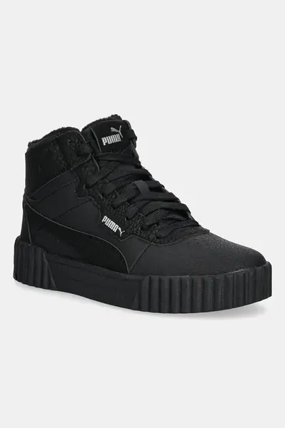 Tenisky Puma Carina 3.0 Mid WTR dámské, černá barva, 402643