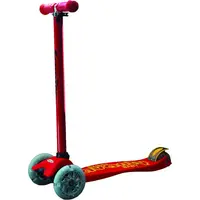 Detská trojkolesová svietiaca kolobežka - červená