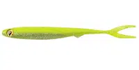 Fox rage gumová nástraha slick finesse super soft uv chartreuse ayu - 11 cm