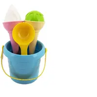 Sada na piesok plast vedierko + formičky zmrzlina v sieťke