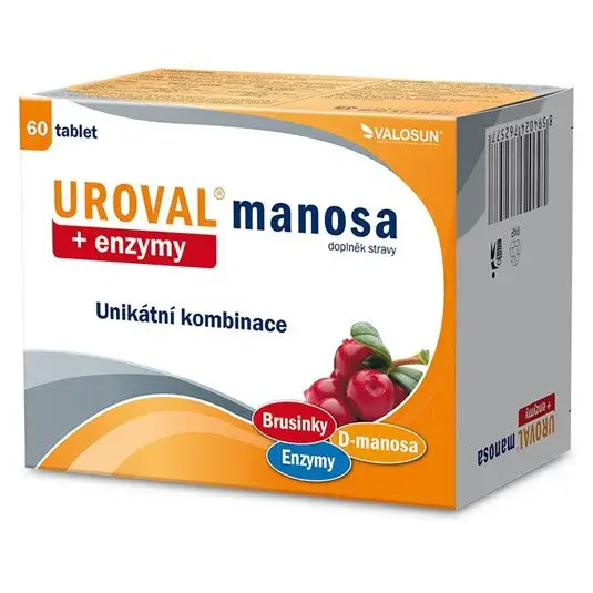 Uroval Manosa + enzymy 30 tablet