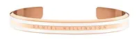 Daniel Wellington Elegantný pevný bronzový náramok Slim Emalie Elan DW0040006 M: 16,6 cm
