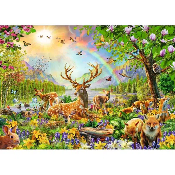 Ravensburger Puzzle Lesné zvieratá 200 dielikov