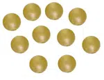 Zfish gumové korálky rubber beads piesková-priemer 8 mm
