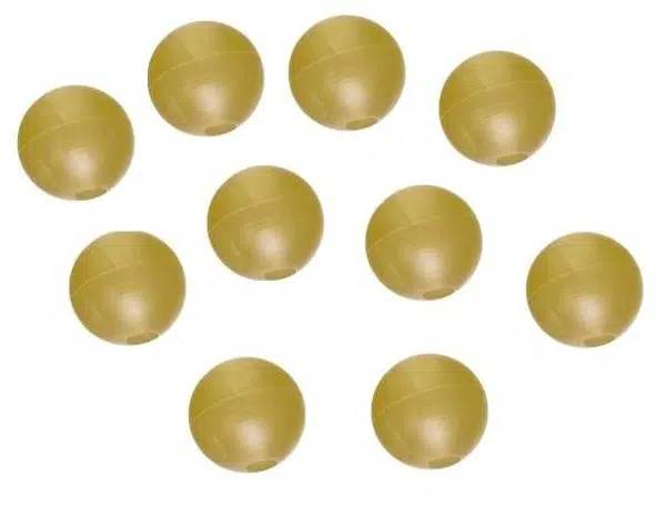Zfish gumové korálky rubber beads piesková-priemer 8 mm