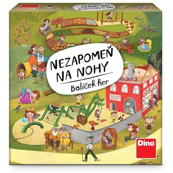 Dino Nezabudni na nohy rodinná hra CZ verzia
