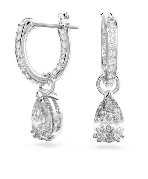 Swarovski Trblietavé náušnice krúžky s príveskami 2v1 Millenia 5636716