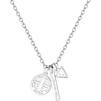 S'Agapõ Pánsky oceľový náhrdelník India SIN04