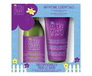 Dárková sada na vlasy a tělo pro děti Little Green Kids Bathtime Essentials (0169954) + dárek zdarma