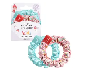Dětské ozdobné spirálové gumičky Invisibobble Sprunchie Kids Puppy Love - 2 ks + dárek zdarma