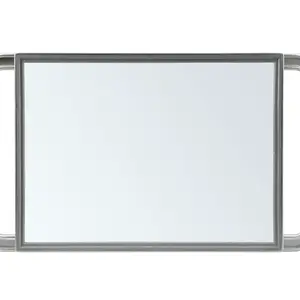 Kosmetické zrcátko se stojánkem Sibel - stříbrné (0130991-32) + dárek zdarma