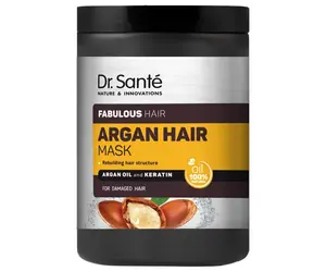 Maska pro posílení slabých vlasů Dr. Santé Argan - 1000 ml + dárek zdarma