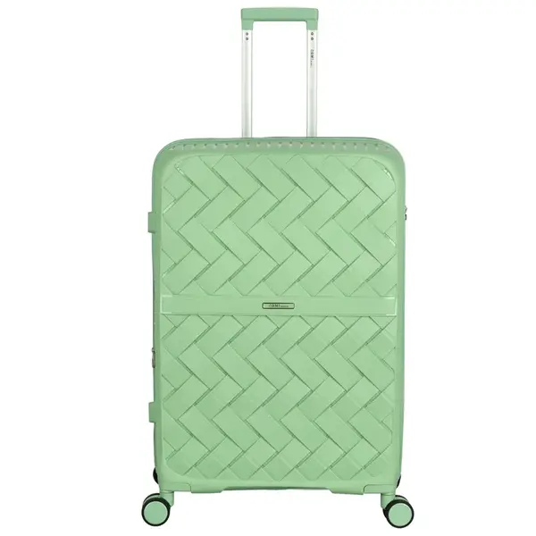 Cestovní plastový kufr světle zelený - Ormi Ikar M