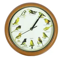 Hodiny se zvuky ptáčků 25 cm