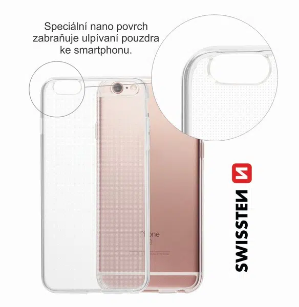 Pouzdro Swissten Clear Jelly pro Sony Xperia XA Ultra, transparentní
