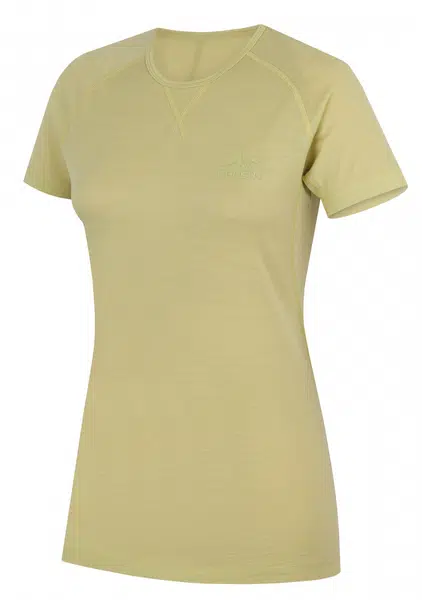 Husky Mersa L L, light green Merino termoprádlo triko