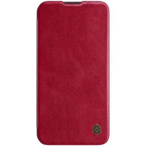 Flipové pouzdro Nillkin Qin Book PRO pro Apple iPhone 13 Pro Max, červená