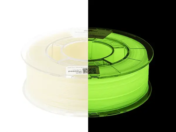 Spectrum 80470 3D filament, S-Flex 90A, 1,75mm, 500g, glow in the dark, yellow-green