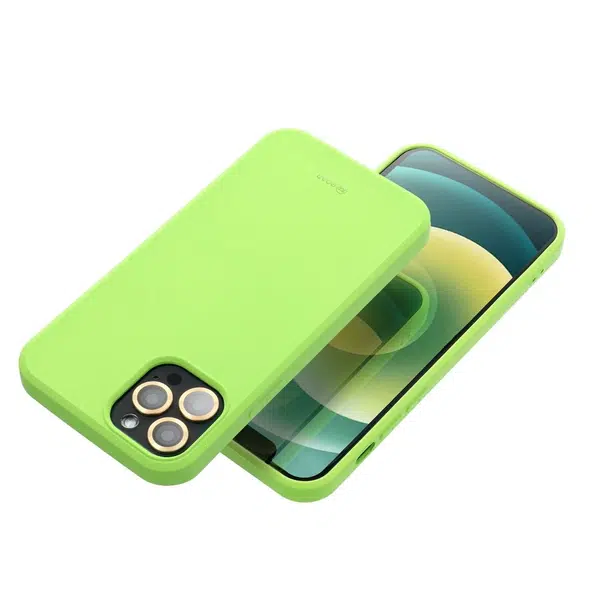 Zadní silikonový kryt ROAR case COLORFUL JELLY pro Apple iPhone 16, lime
