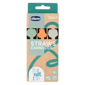 CHICCO Slamky silikónové 12m+