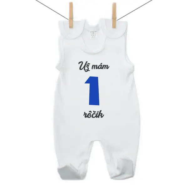 Boodyy Dupačky Už mám 1 rôčik Chlapec 80 (9-12 mesiacov)