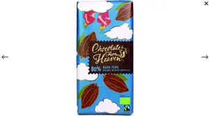 Bio Chocolates from Heaven horká čokoláda 80% Peru