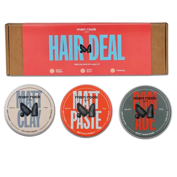 Sada pomád na styling vlasov Men Rock Hair Deal Kit