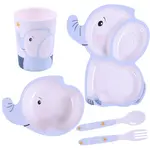 Sada detského riadu 5D pre deti - Slon