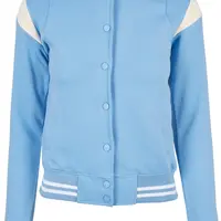 Dámská inset College Sweat Jacket clearwater/whitesand