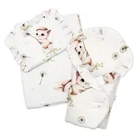 Sada pre bábiku 3D, zavinovovačka, perinka a vankúšik, Kitty