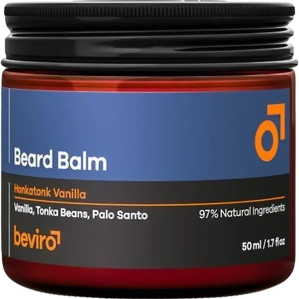 BEVIRO Vyživující balzám na vousy s vůní vanilky 50 ml