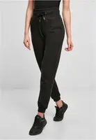 Women's Organic High Waist Sweat Pants Black