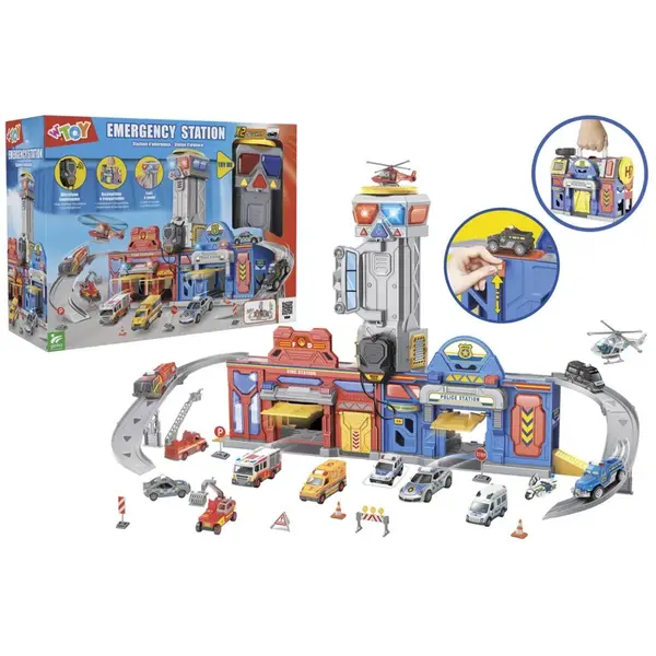 Záchranárska stanica na baterky - kufrík-WTOY